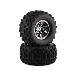 Traxxas #7774A Traxxas X-Maxx Sledgehammer Pre-Mounted Tires w/17mm Hex (Black Chrome)