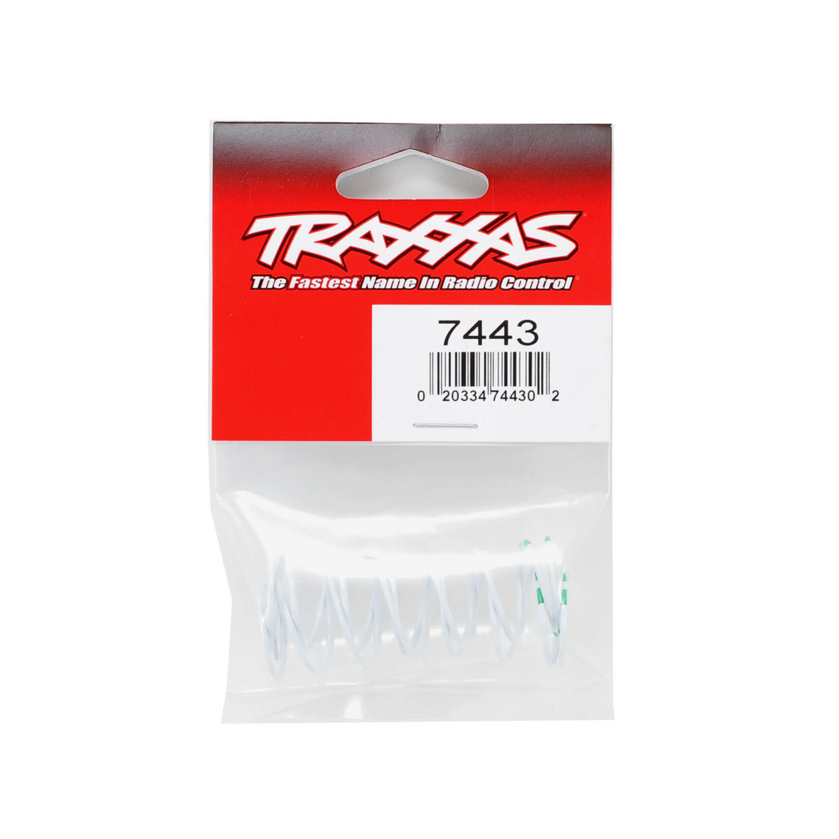 Traxxas #7443 Traxxas Progressive Rate XX-Long GTR Shock Springs (Green - 0.762 Rate) (2)