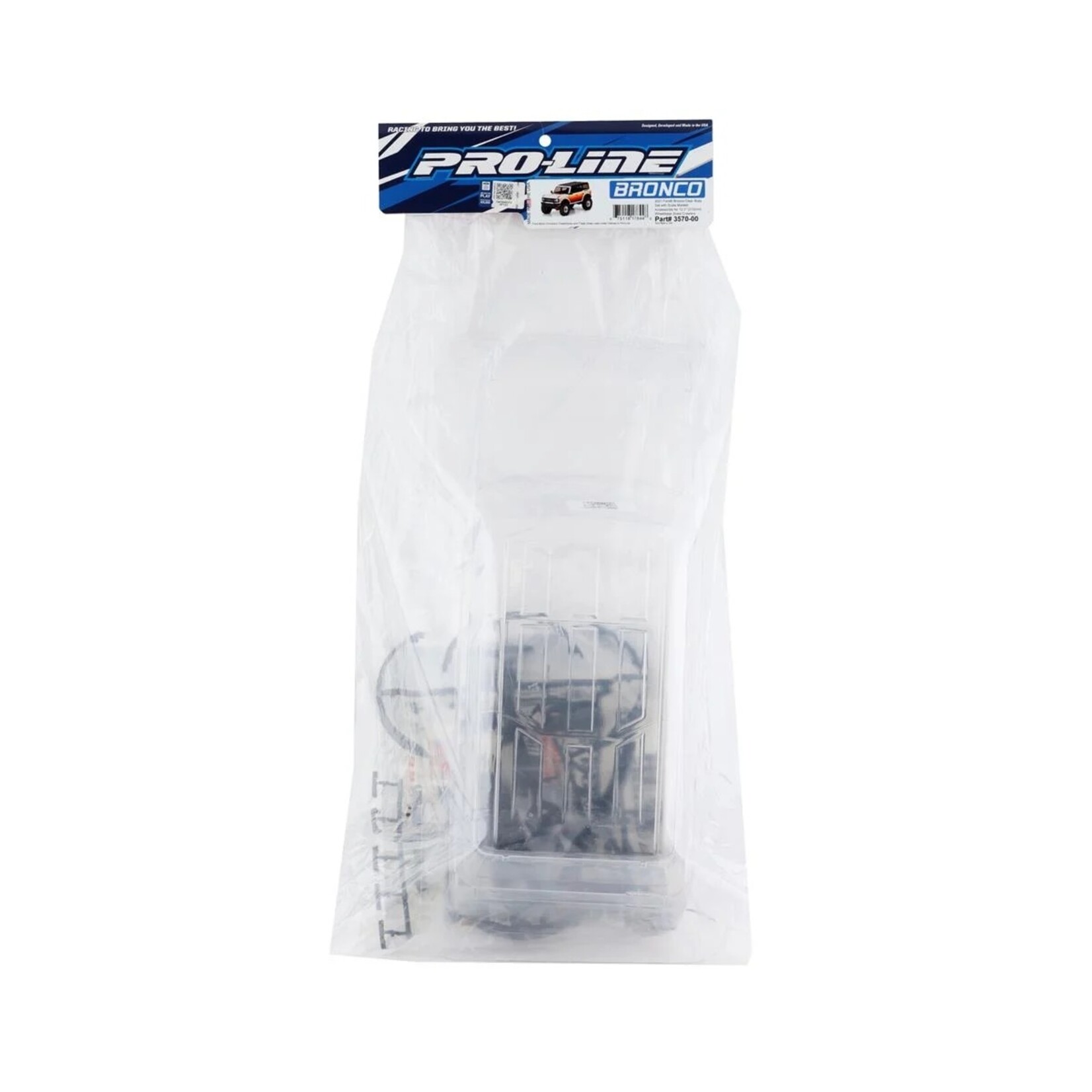 Pro-Line #3570-00 Pro-Line 2021 Ford Bronco 12.3" Crawler Body (Clear)