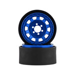 Vanquish Products #VPS08705 Vanquish Products KMC KM236 Tank 2.2" Beadlock Crawler Wheels (Blue) (2)