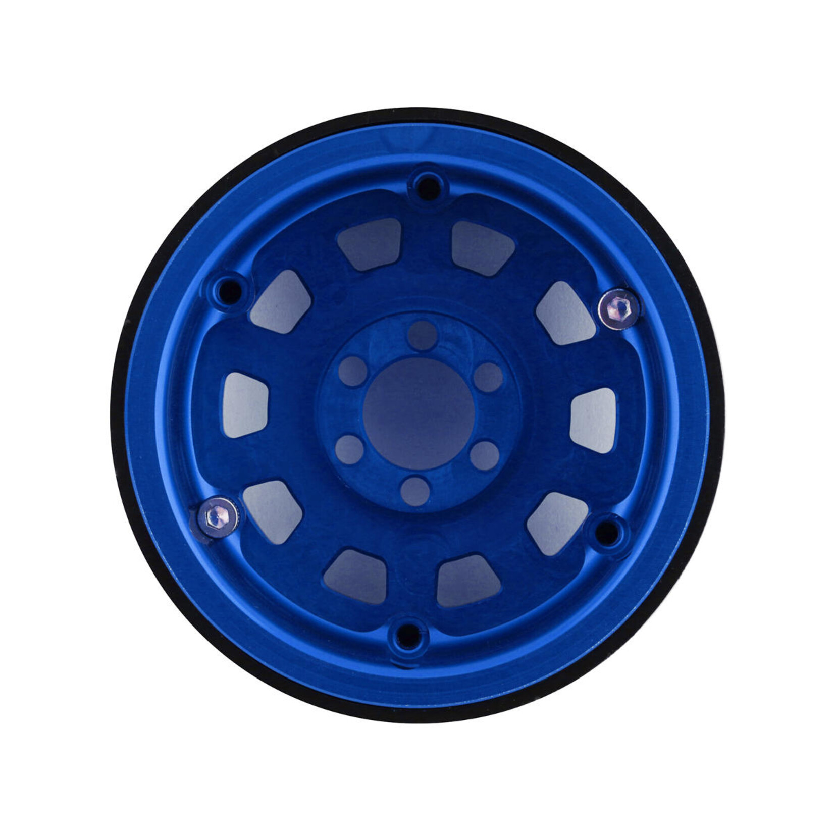 Vanquish Products #VPS08705 Vanquish Products KMC KM236 Tank 2.2" Beadlock Crawler Wheels (Blue) (2)