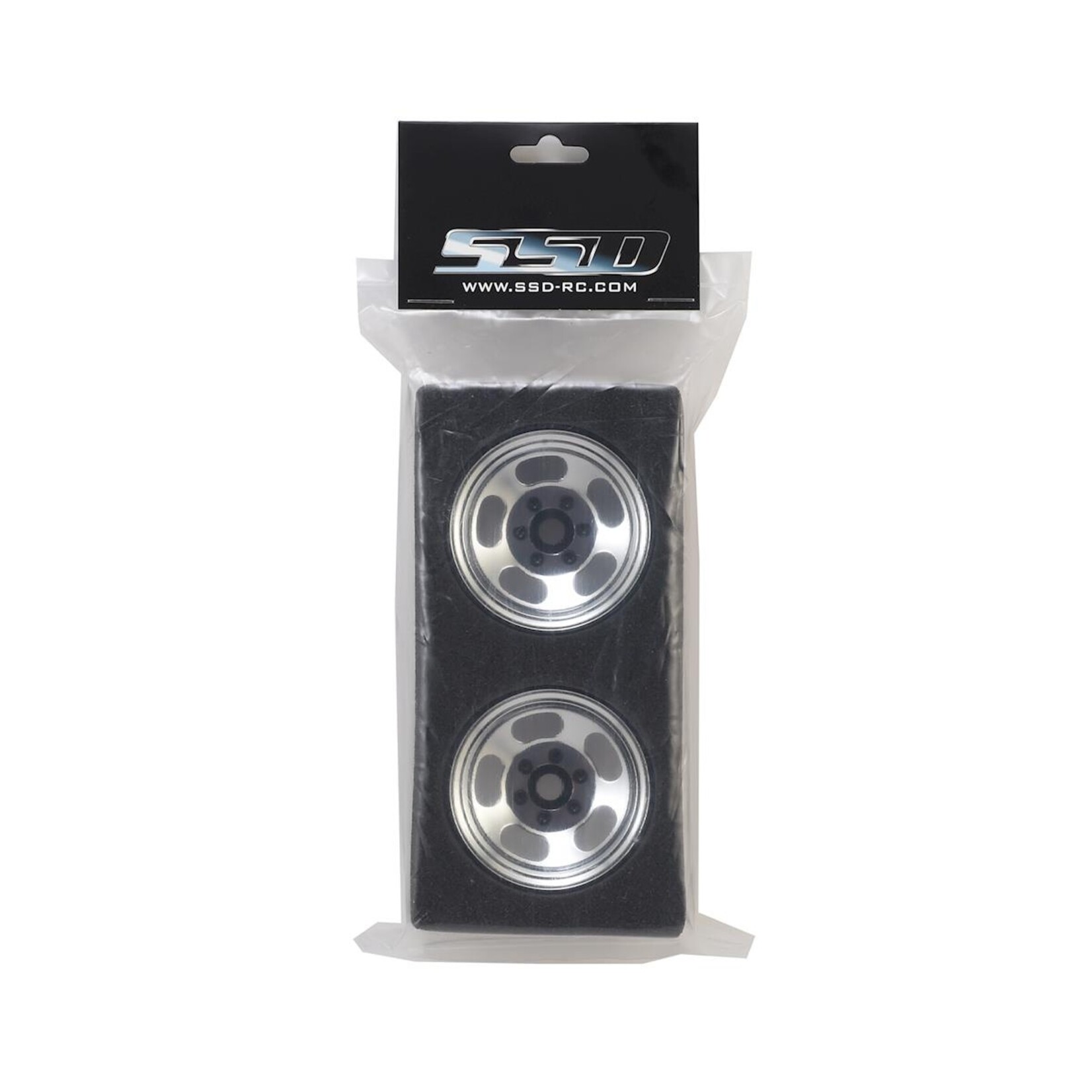 SSD RC #SSD00276 SSD RC Slot 1.9” Steel Beadlock Wheels (Chrome)