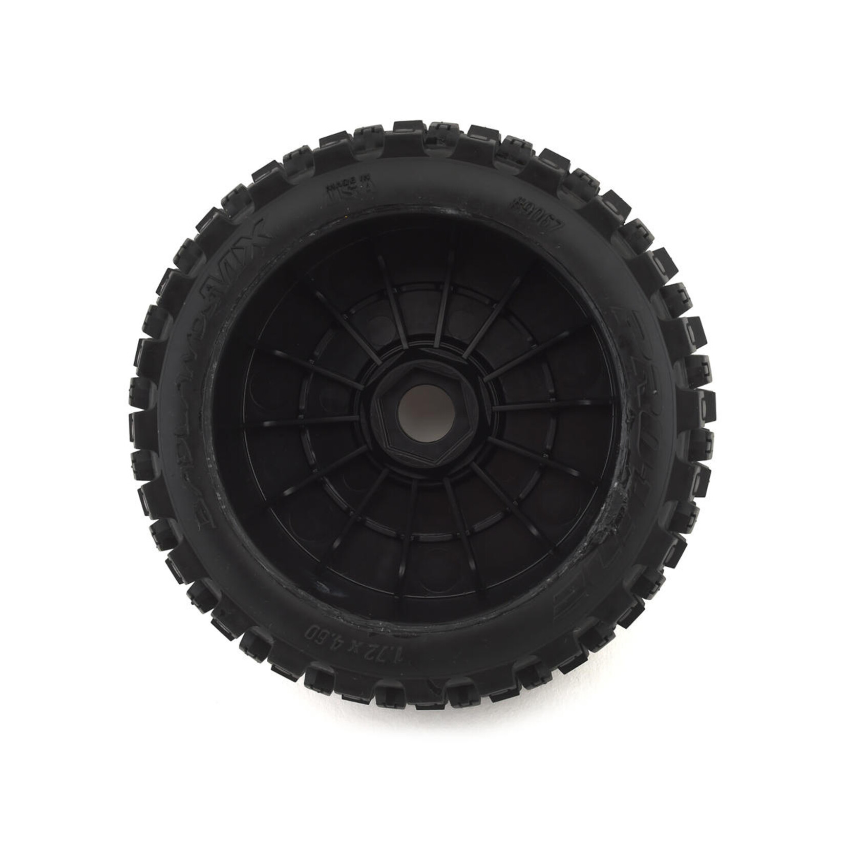Pro-Line #906741 Pro-Line Badlands MX Pre-Mounted 1/8 Buggy Tires (Black) (2) (M2) w/Velocity V2 Wheel