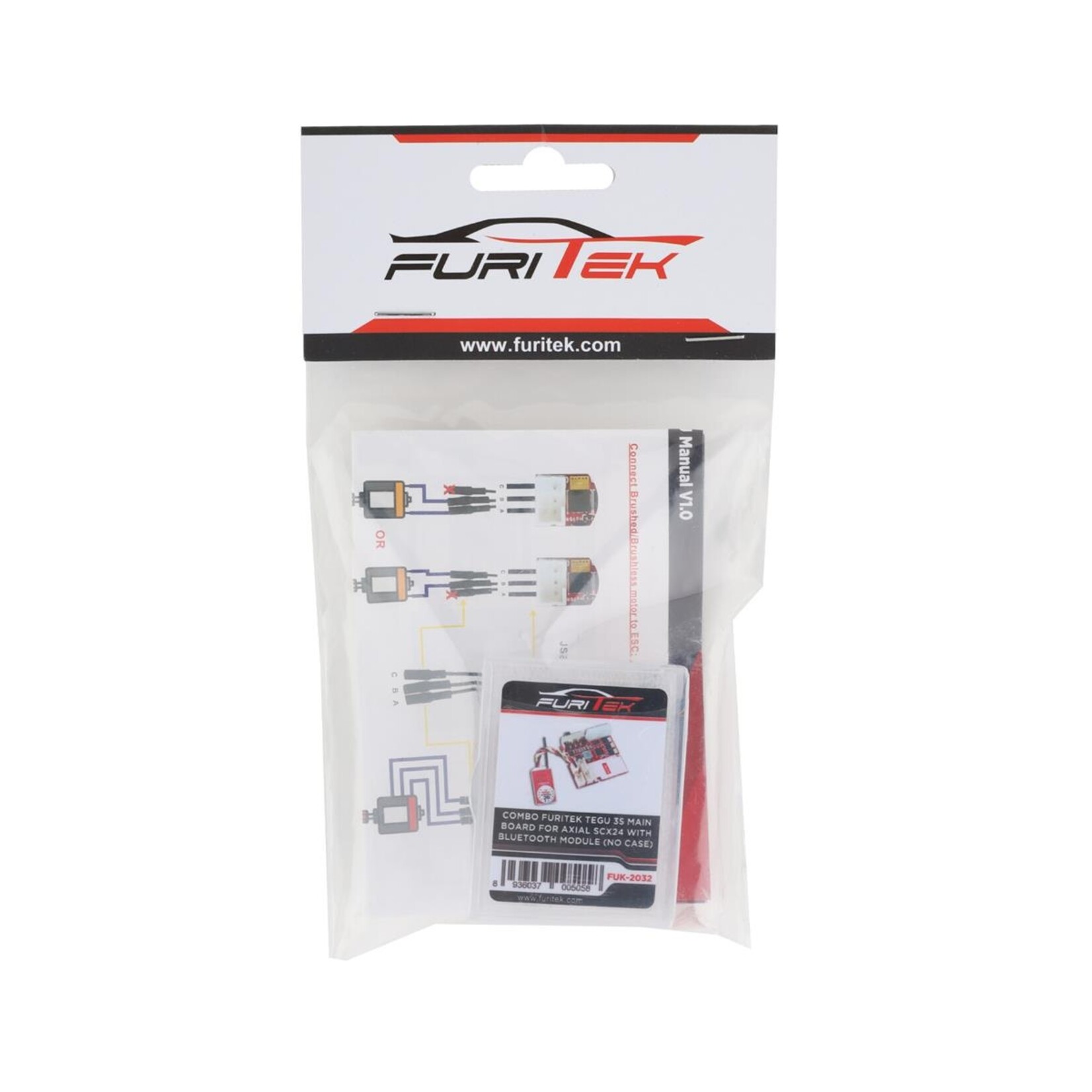 Furitek #FUK-2032  Furitek Tegu 20A Brushed/Brushless ESC Main Board Combo (No Case) w/Bluetooth Module