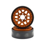 Vanquish Products #VPS07745 Vanquish Products KMC XD229 Machete V2 1.9" Beadlock Crawler Wheels (Orange) (2)