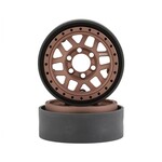 Vanquish Products #VPS07746 Vanquish Products KMC XD229 Machete V2 1.9" Beadlock Crawler Wheels (Bronze) (2)