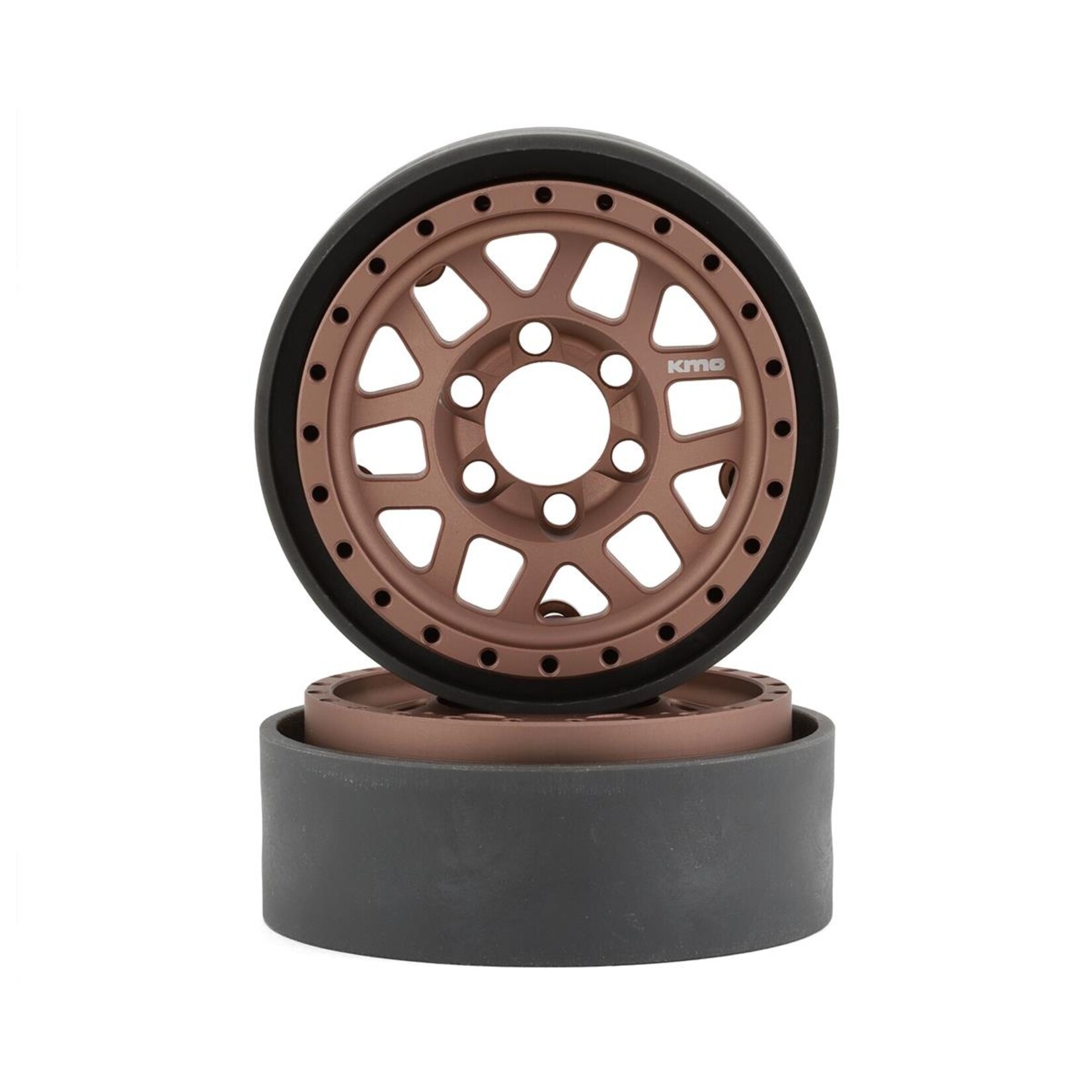 Vanquish Products #VPS07746 Vanquish Products KMC XD229 Machete V2 1.9" Beadlock Crawler Wheels (Bronze) (2)