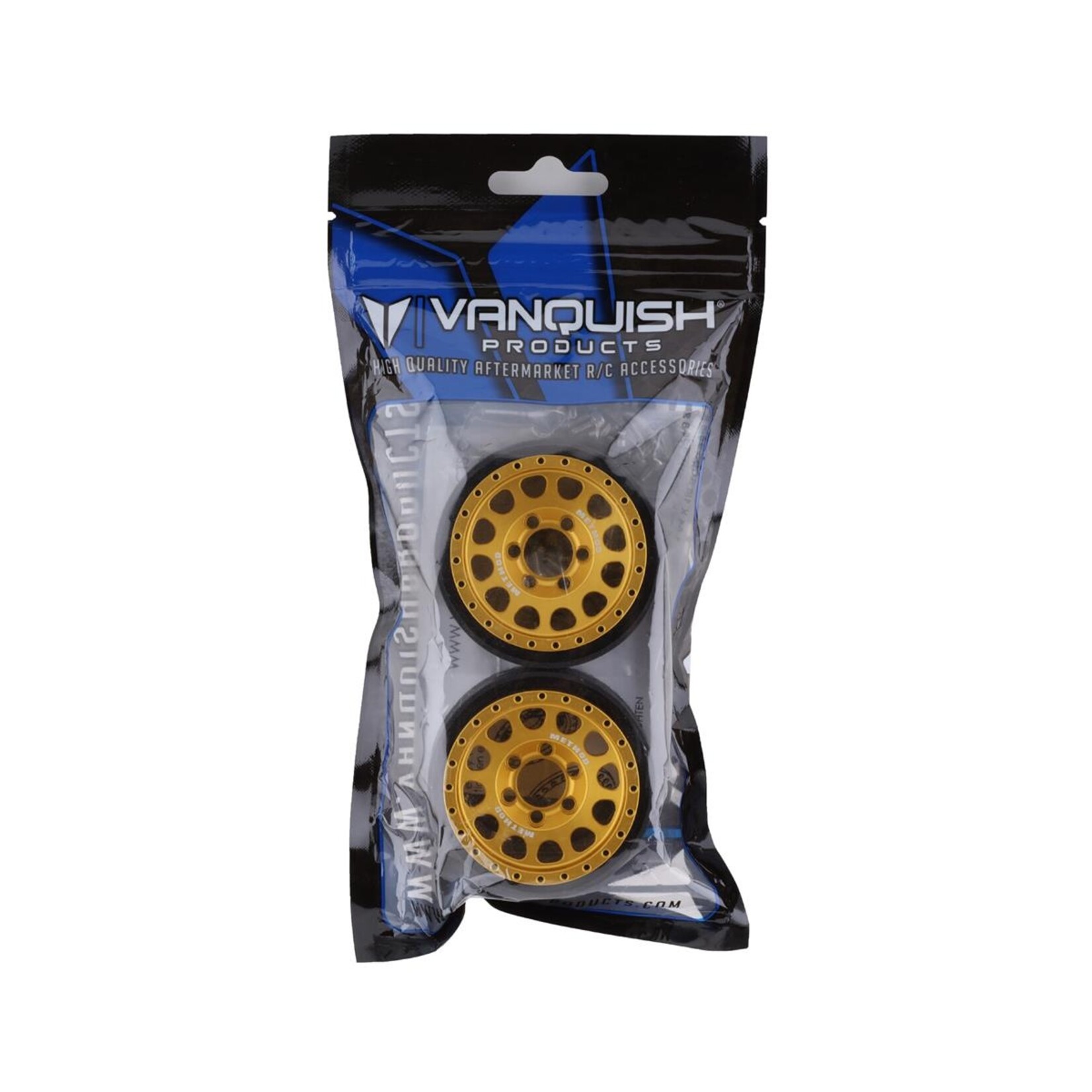 Vanquish Products Vanquish Products Method 105 1.9 Beadlock Crawler Wheels (Gold) (2) #VPS07921