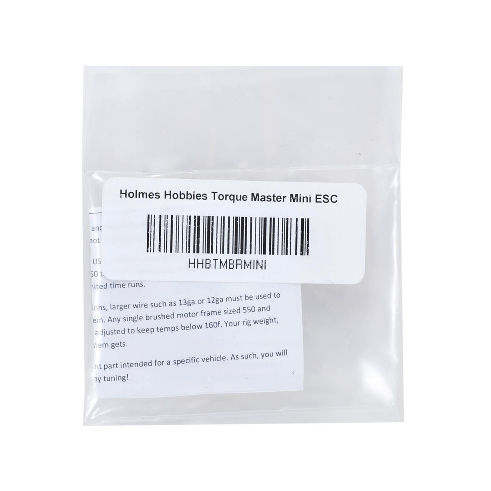 Holmes Hobbies #210100003 Holmes Hobbies TorqueMaster BR Mini Brushed ESC