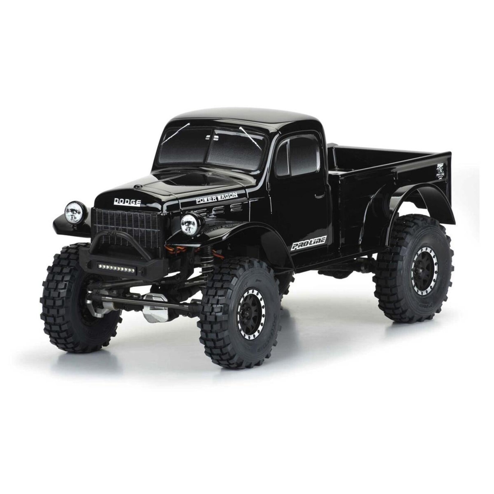 Pro-Line #3499-18 Pro-Line 1946 Dodge Power Wagon 12.3" Tough-Color Rock Crawler Body (Black)