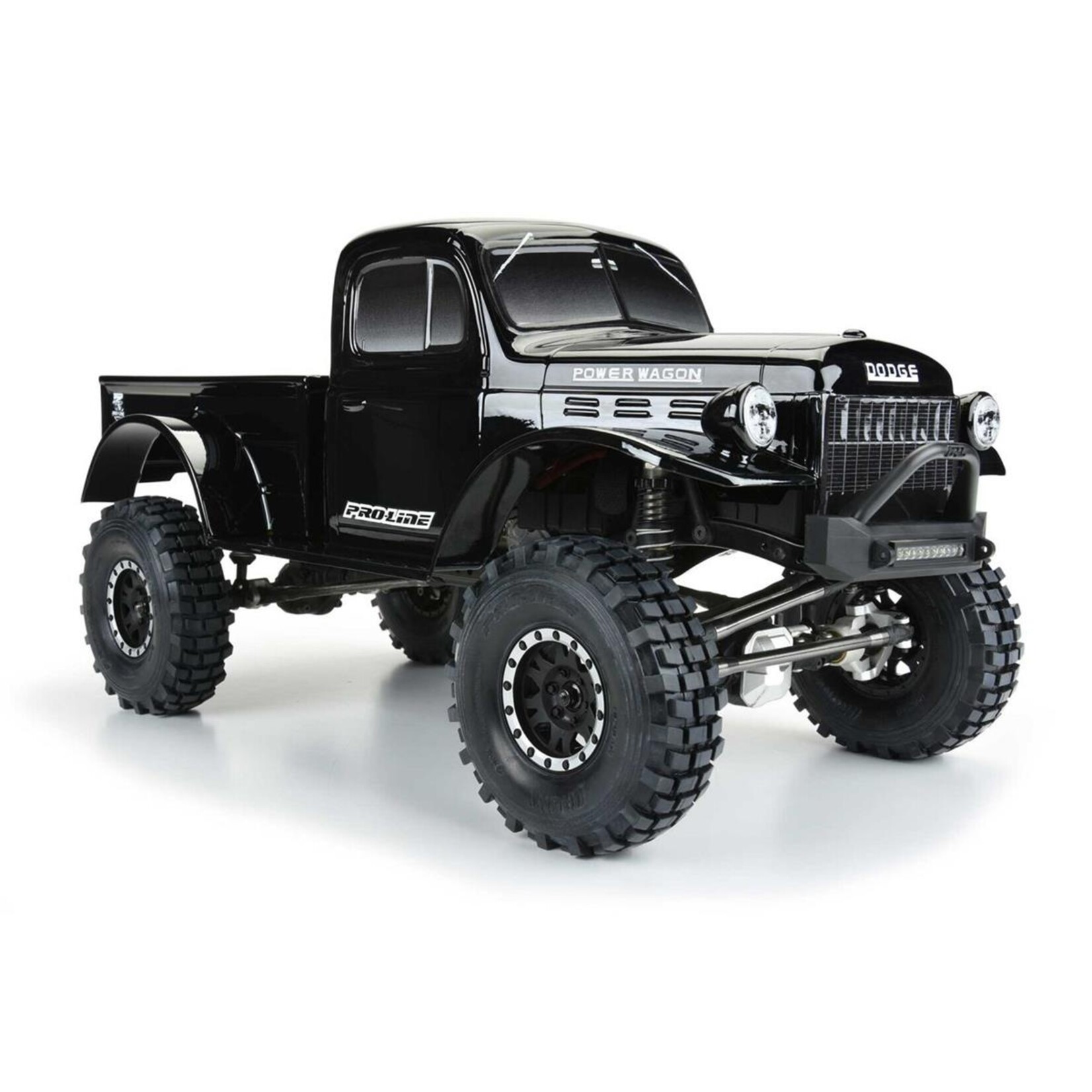 Pro-Line #3499-18 Pro-Line 1946 Dodge Power Wagon 12.3" Tough-Color Rock Crawler Body (Black)