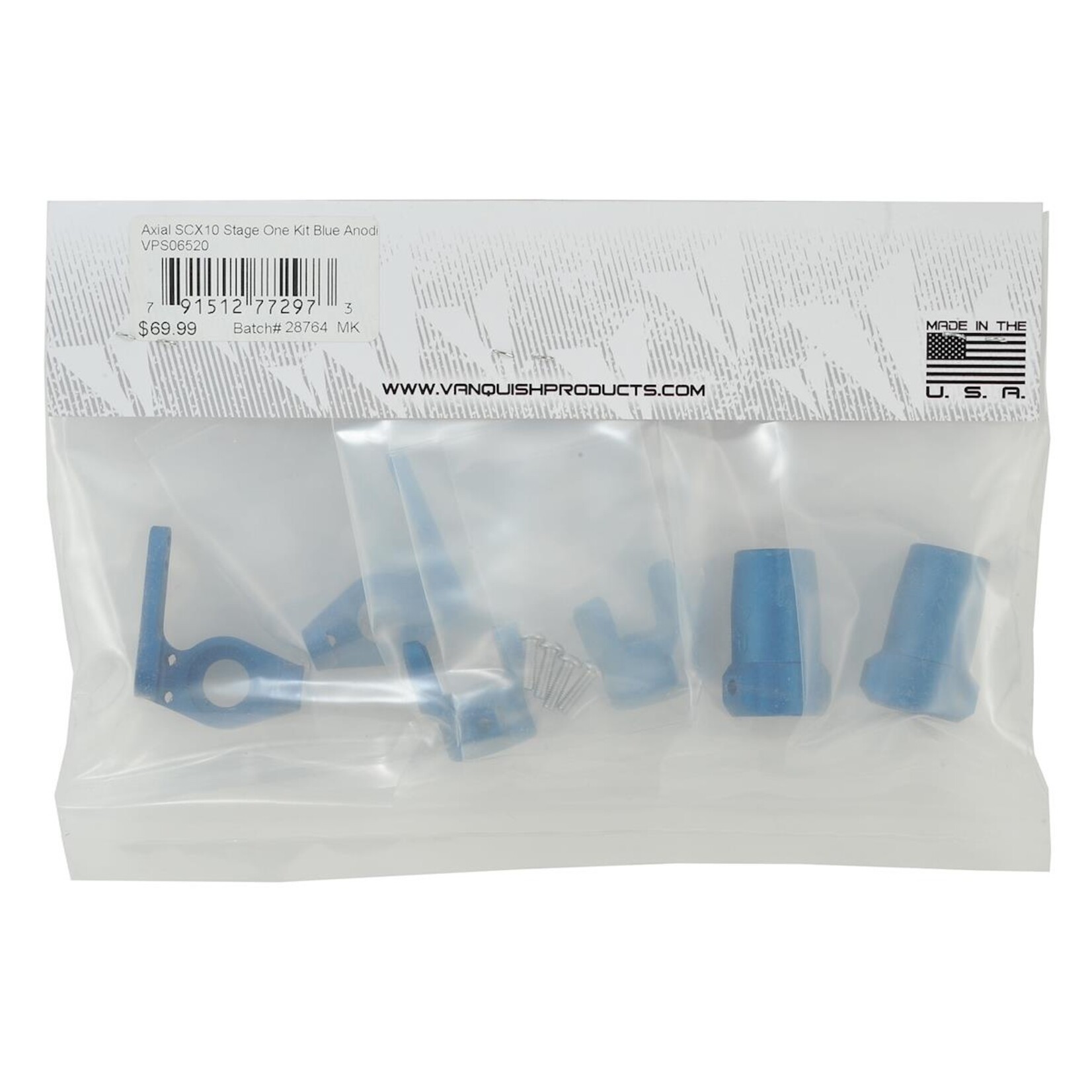 Vanquish Products Vanquish Products SCX10 Stage 1 Kit (Blue) #VPS06520