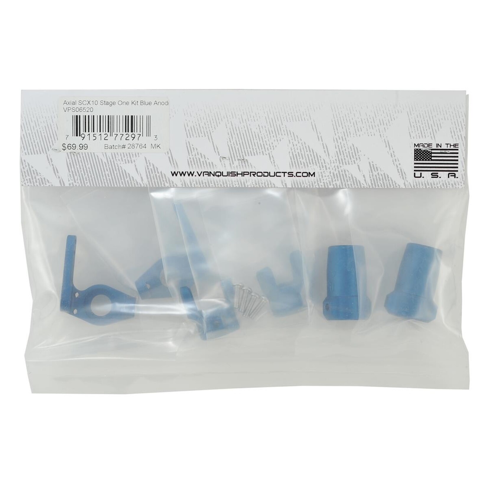 Vanquish Products #VPS06520 Vanquish Products SCX10 Stage 1 Kit (Blue)