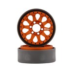 Vanquish Products #VPS07761 Vanquish Products Method 101 V2 1.9" Beadlock Crawler Wheels (Orange/Black) (2)