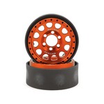Vanquish Products #VPS07919 Vanquish Products Method 105 1.9" Beadlock Crawler Wheels (Orange/Black) (2)
