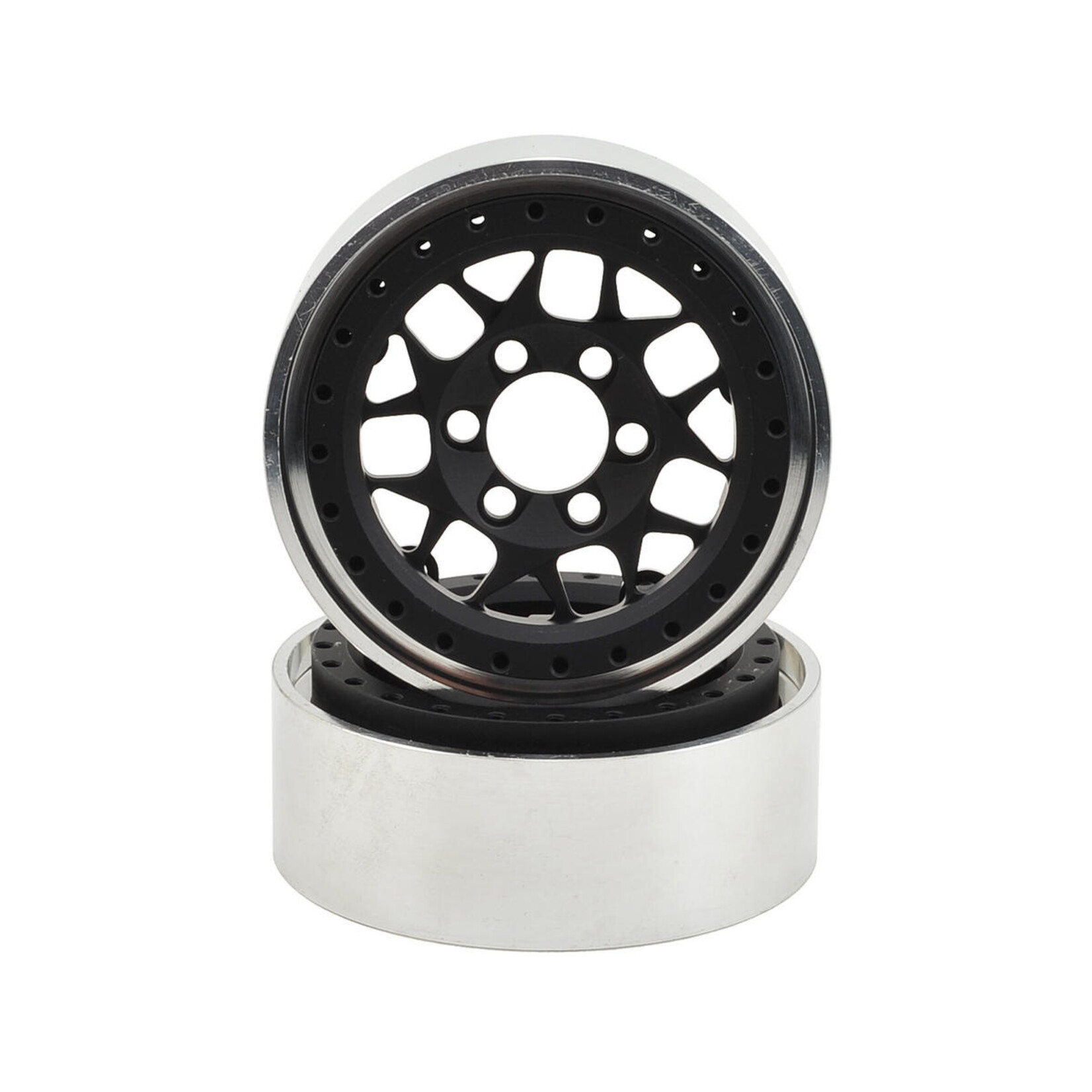 Vanquish Products #VPS07710 Vanquish Products KMC XD127 Bully 1.9" Beadlock Crawler Wheels (Black) (2)