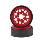 Vanquish Products #VPS07713 Vanquish Products KMC XD127 Bully 1.9 Beadlock Crawler Wheels (Red) (2)