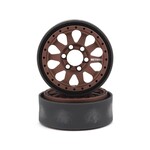 Vanquish Products #VPS07762 Vanquish Products Method 101 V2 1.9" Beadlock Crawler Wheels (Bronze/Black) (2)