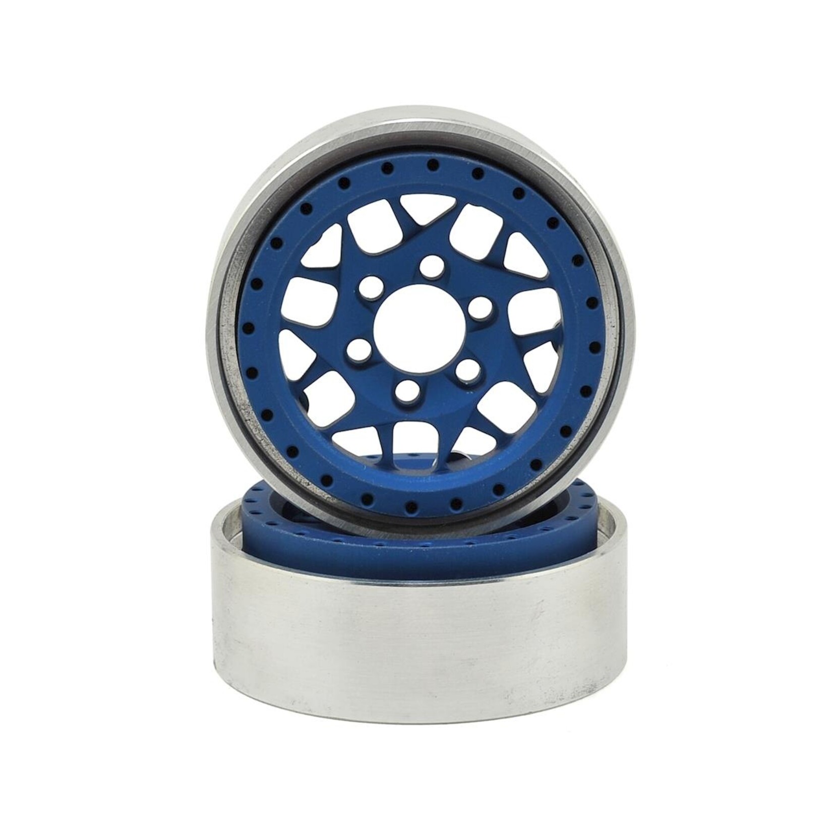 Vanquish Products Vanquish Products KMC XD127 Bully 1.9 Beadlock Crawler Wheels (Blue) (2) #VPS07714
