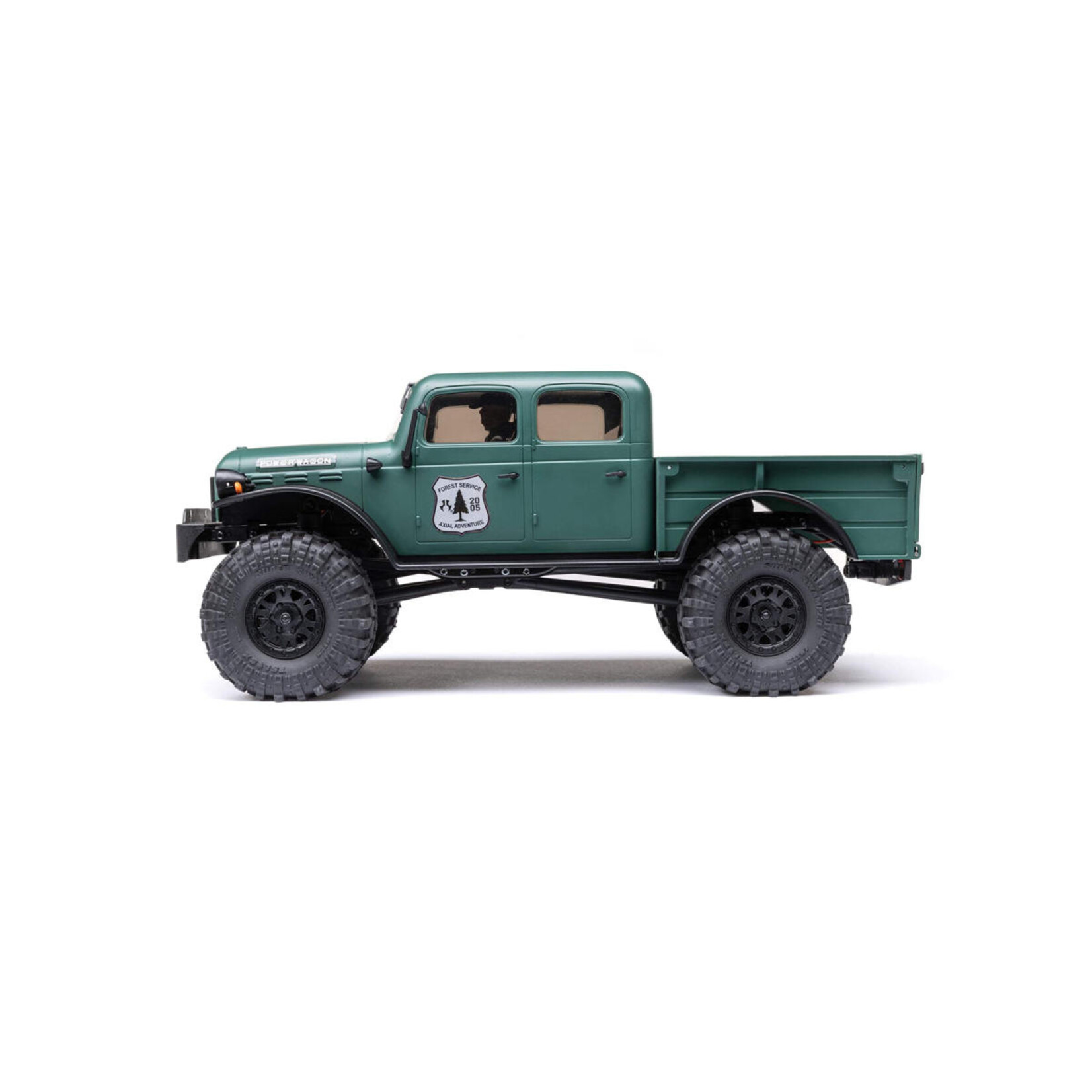 Axial #AXI00007T2 Axial SCX24 40's 4-Door Dodge Power Wagon 1/24 4WD RTR Scale Mini Crawler (Green) w/2.4GHz Radio