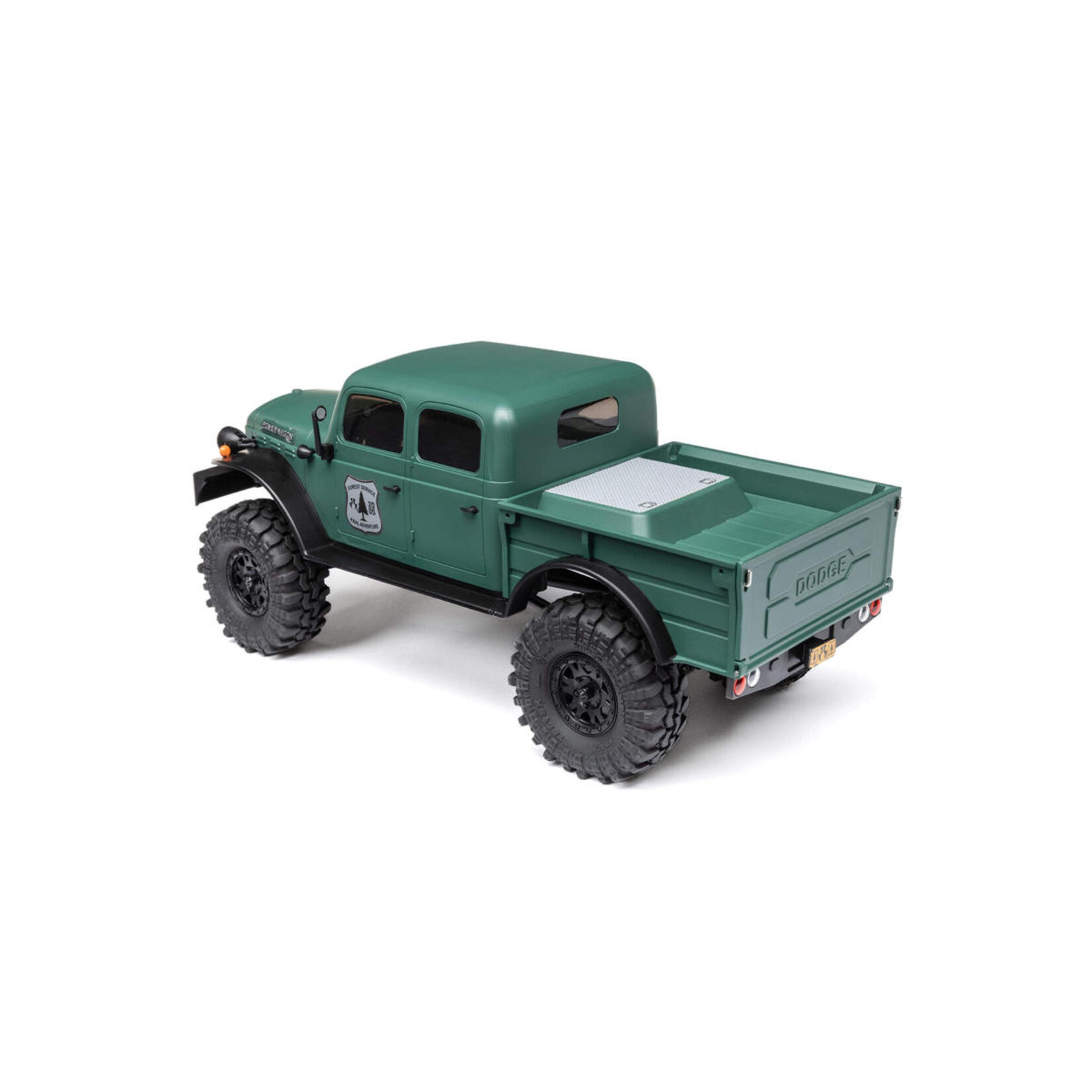 Axial #AXI00007T2 Axial SCX24 40's 4-Door Dodge Power Wagon 1/24 4WD RTR Scale Mini Crawler (Green) w/2.4GHz Radio