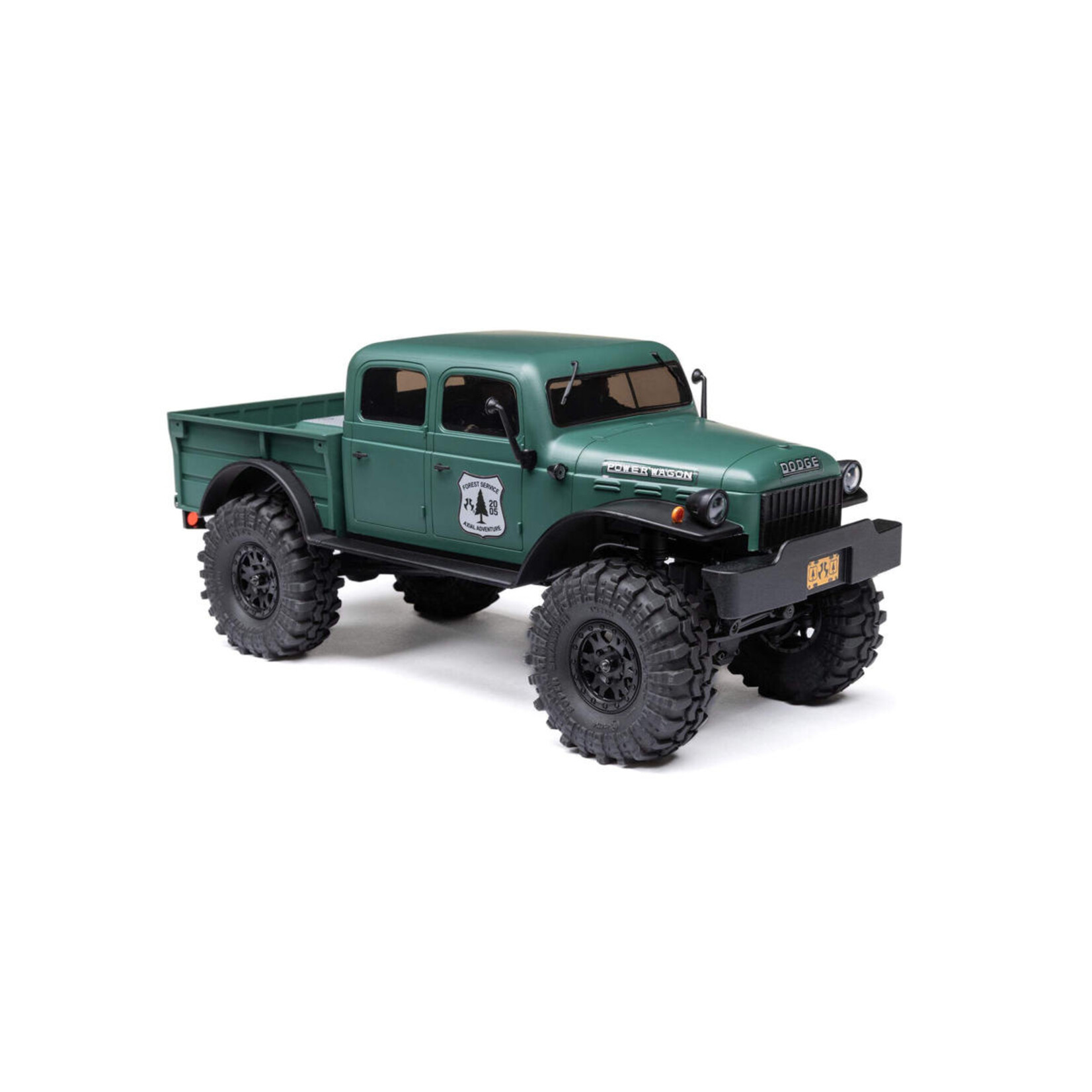 Axial #AXI00007T2 Axial SCX24 40's 4-Door Dodge Power Wagon 1/24 4WD RTR Scale Mini Crawler (Green) w/2.4GHz Radio
