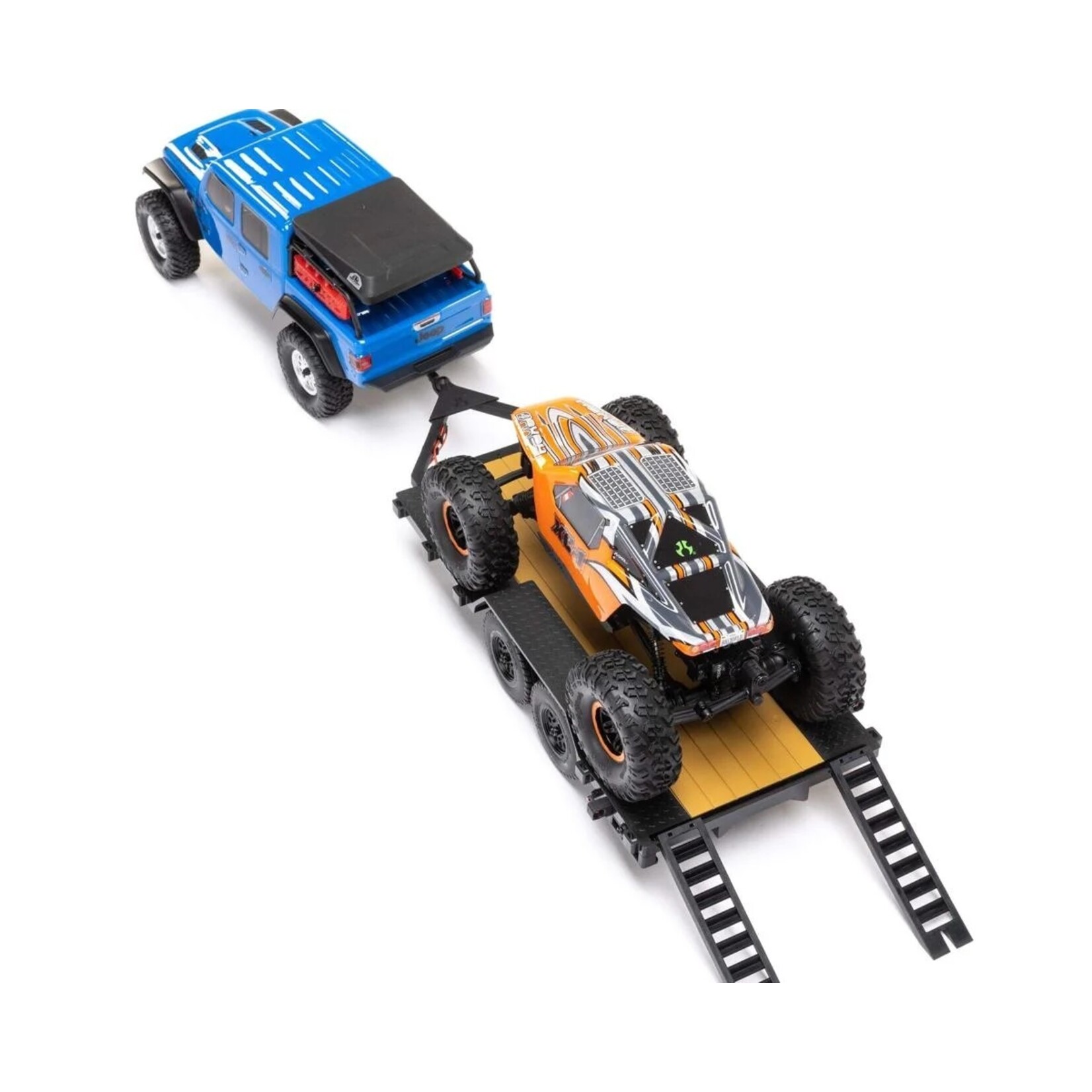 Axial #AXI00009 Axial SCX24 Flat Bed Mini Vehicle Trailer w/LED Taillights