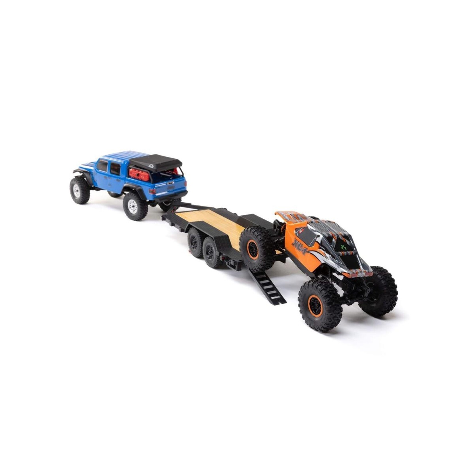 Axial Axial SCX24 Flat Bed Mini Vehicle Trailer w/LED Taillights #AXI00009