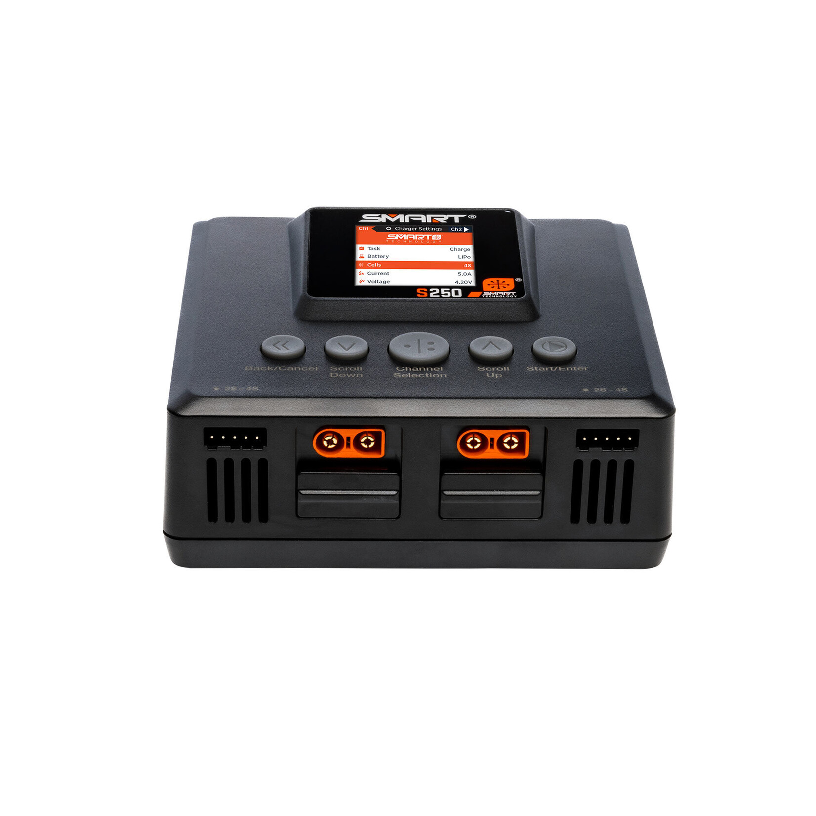 Spektrum #SPMXC2060 Spektrum RC S250 G2 AC Smart Charger (4S/8A/2x50W)