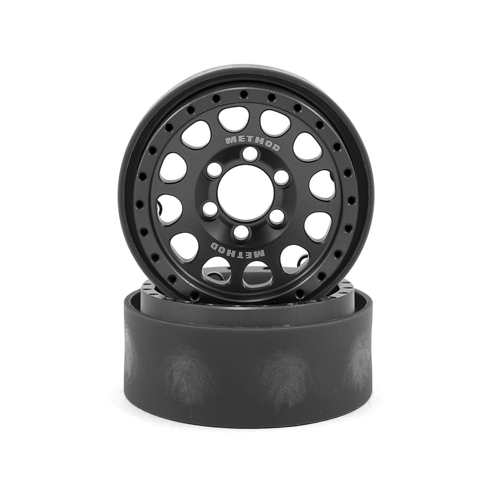 Vanquish Products #VPS07912 Vanquish Products Method 105 1.9" Beadlock Crawler Wheels (Grey/Black) (2)