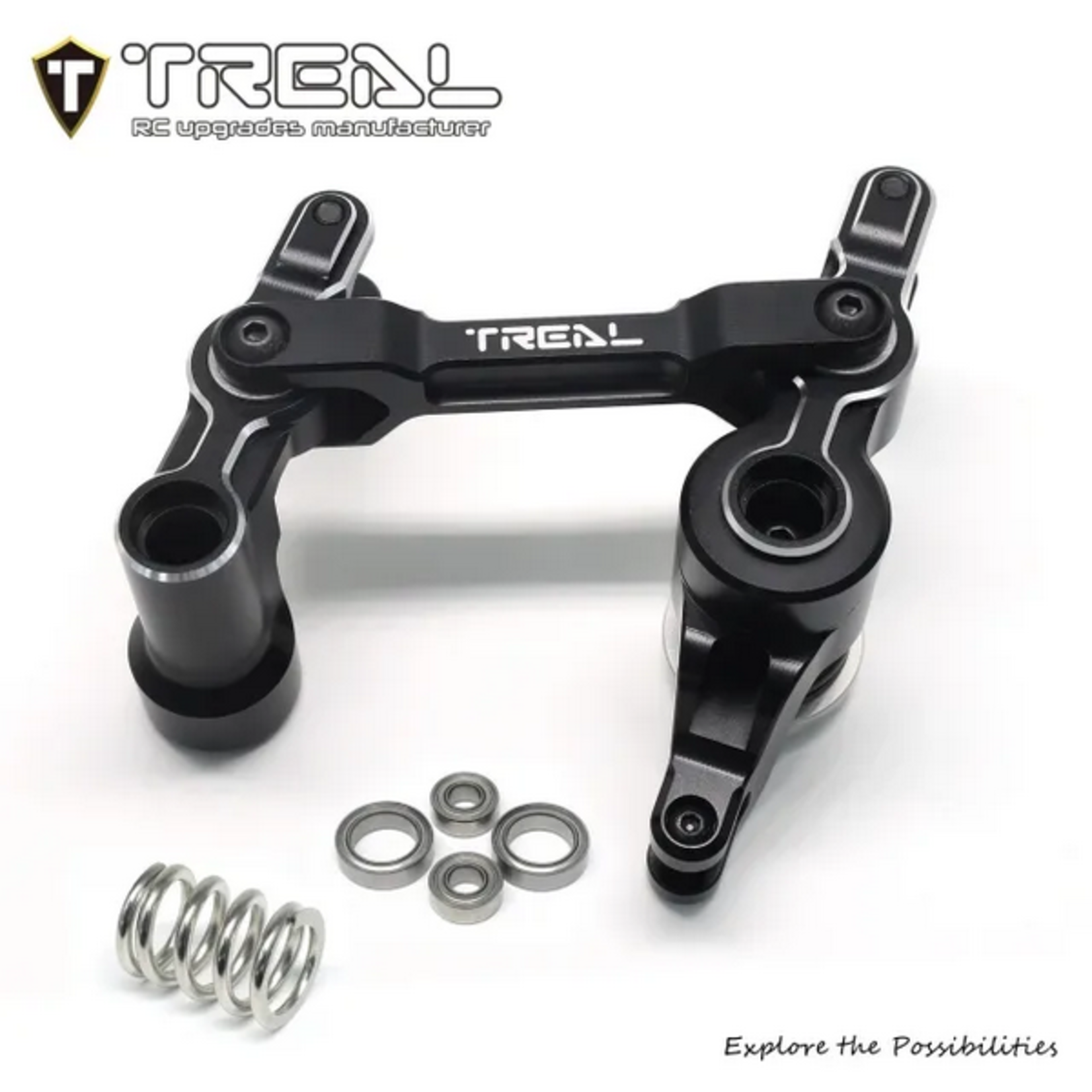 Treal #X003UGNTNR Treal XRT Aluminum Servo Saver Steering Bell Cranks