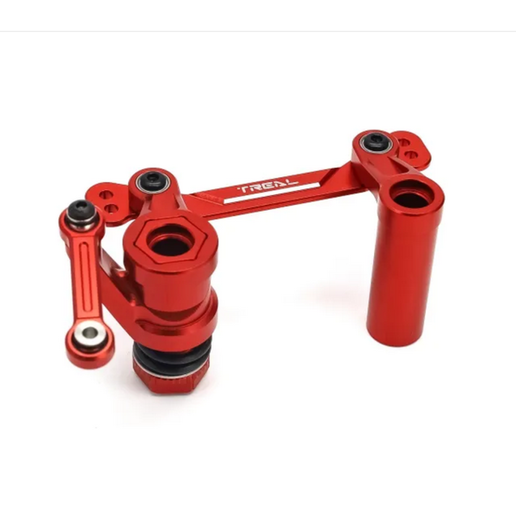 Treal #X0039WSDSX Treal Sledge Aluminum Bellcrank Servo Horn Linkage (Red)