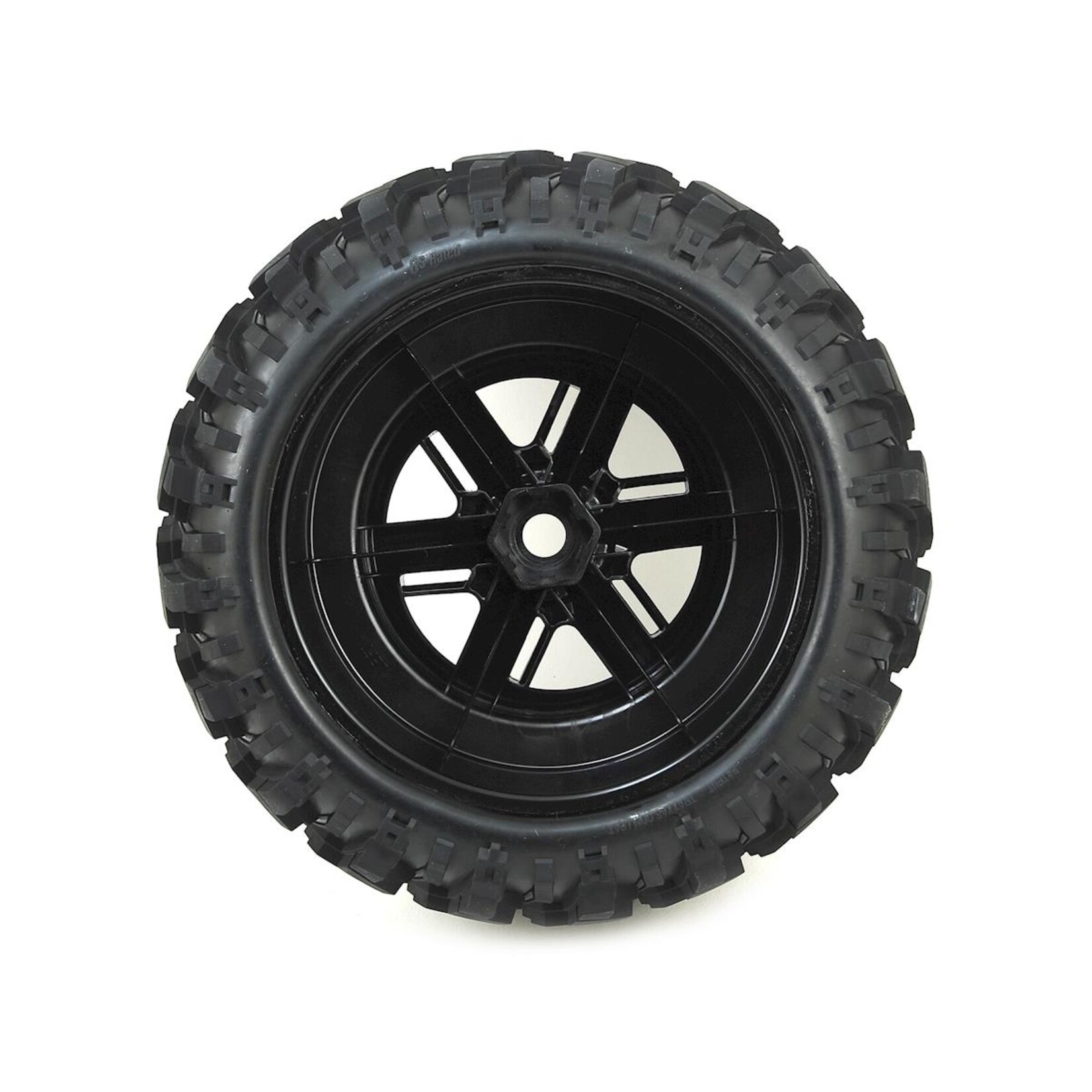Traxxas Traxxas X-Maxx Pre-Mounted Tires & Wheels (Black Chrome) (2) #7772A