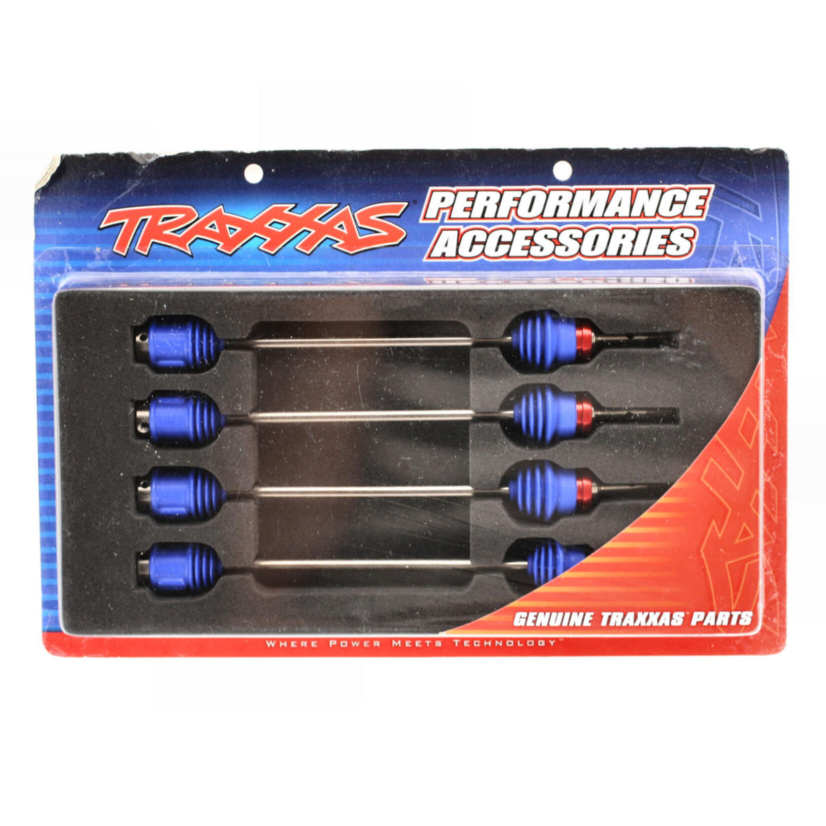 Traxxas #5451R  Traxxas CV Driveshaft Set (4) (Revo/Maxx 3.3)