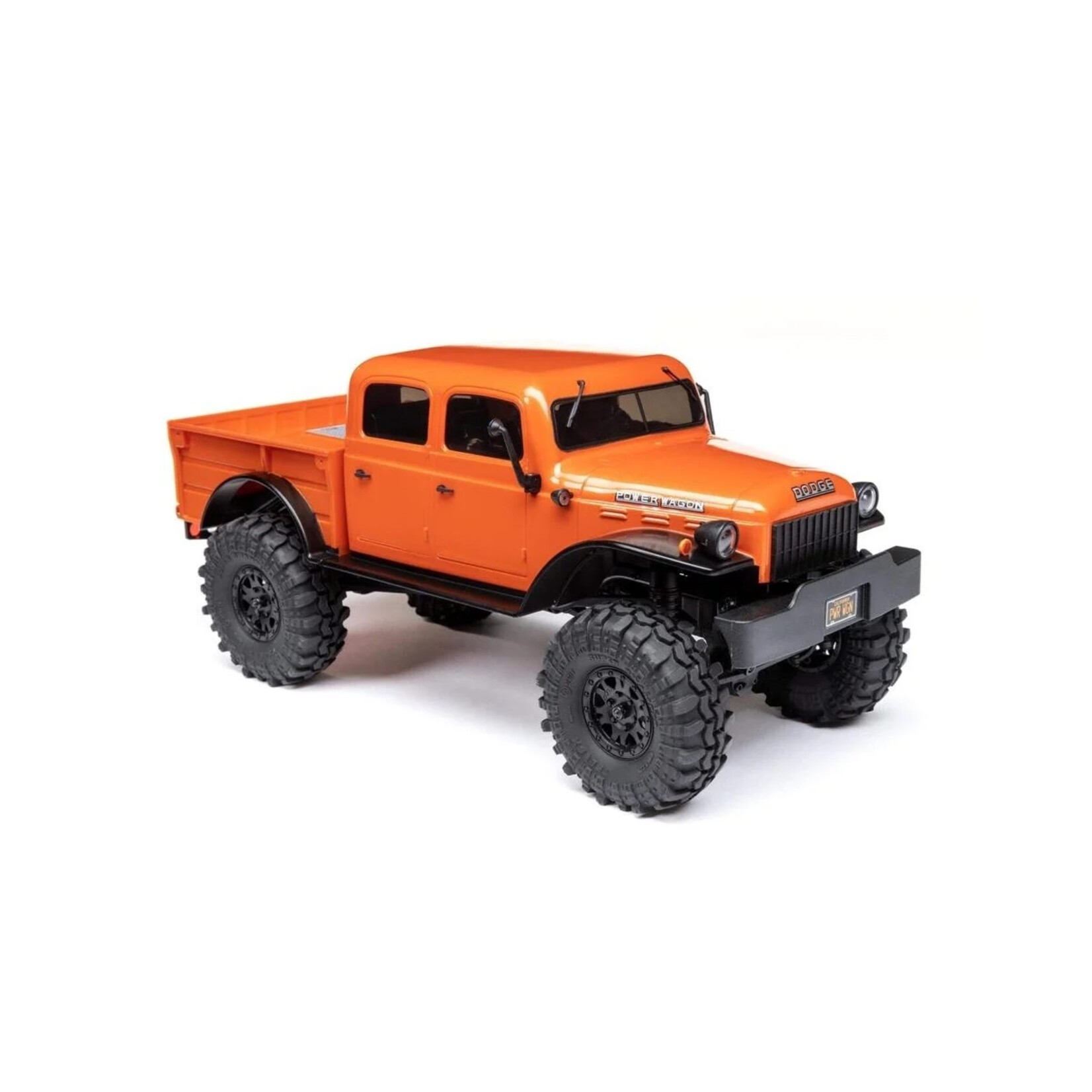 Axial #AXI00007T1 Axial SCX24 40's 4-Door Dodge Power Wagon 1/24 4WD RTR Scale Mini Crawler (Orange) w/2.4GHz Radio