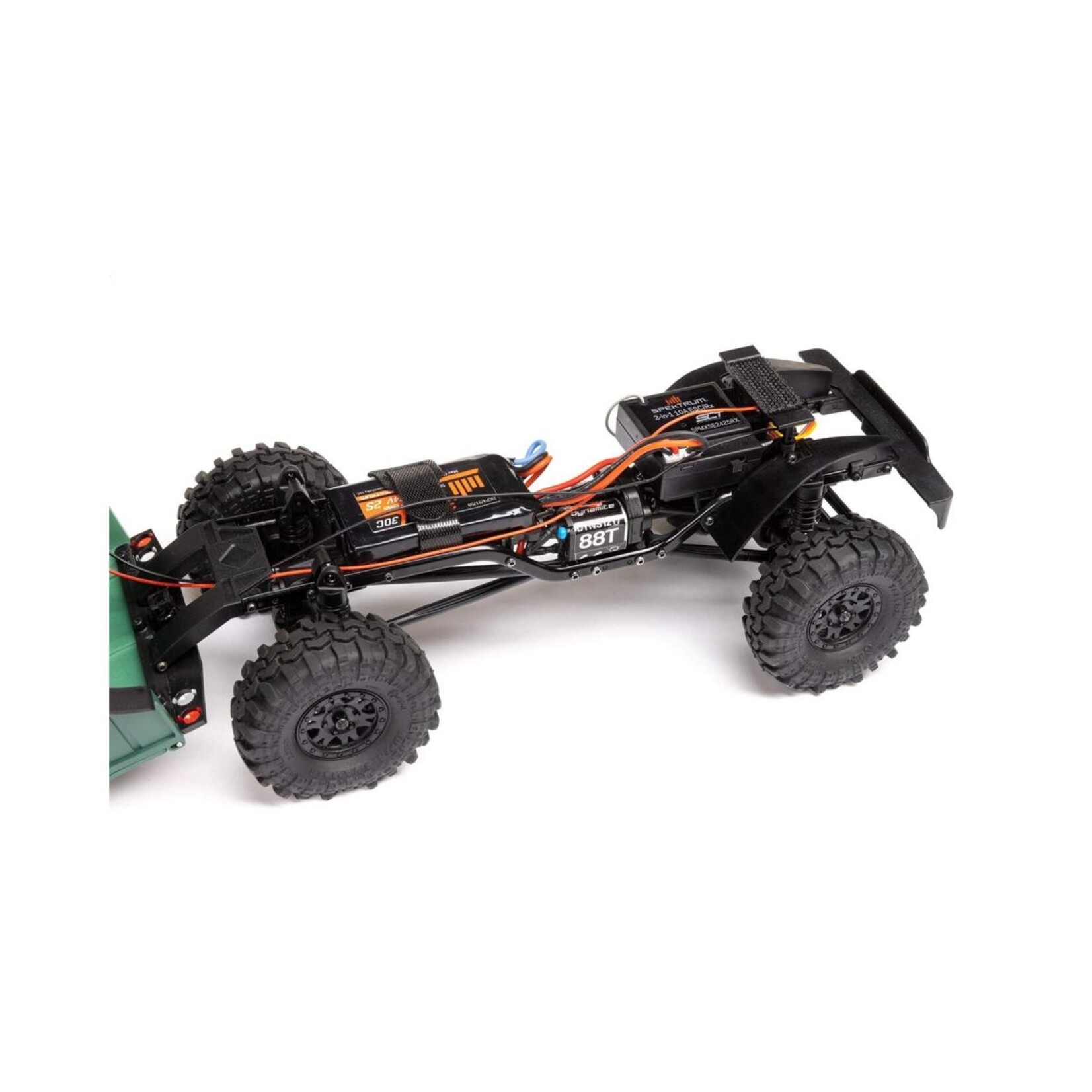 Axial #AXI00007T1 Axial SCX24 40's 4-Door Dodge Power Wagon 1/24 4WD RTR Scale Mini Crawler (Orange) w/2.4GHz Radio