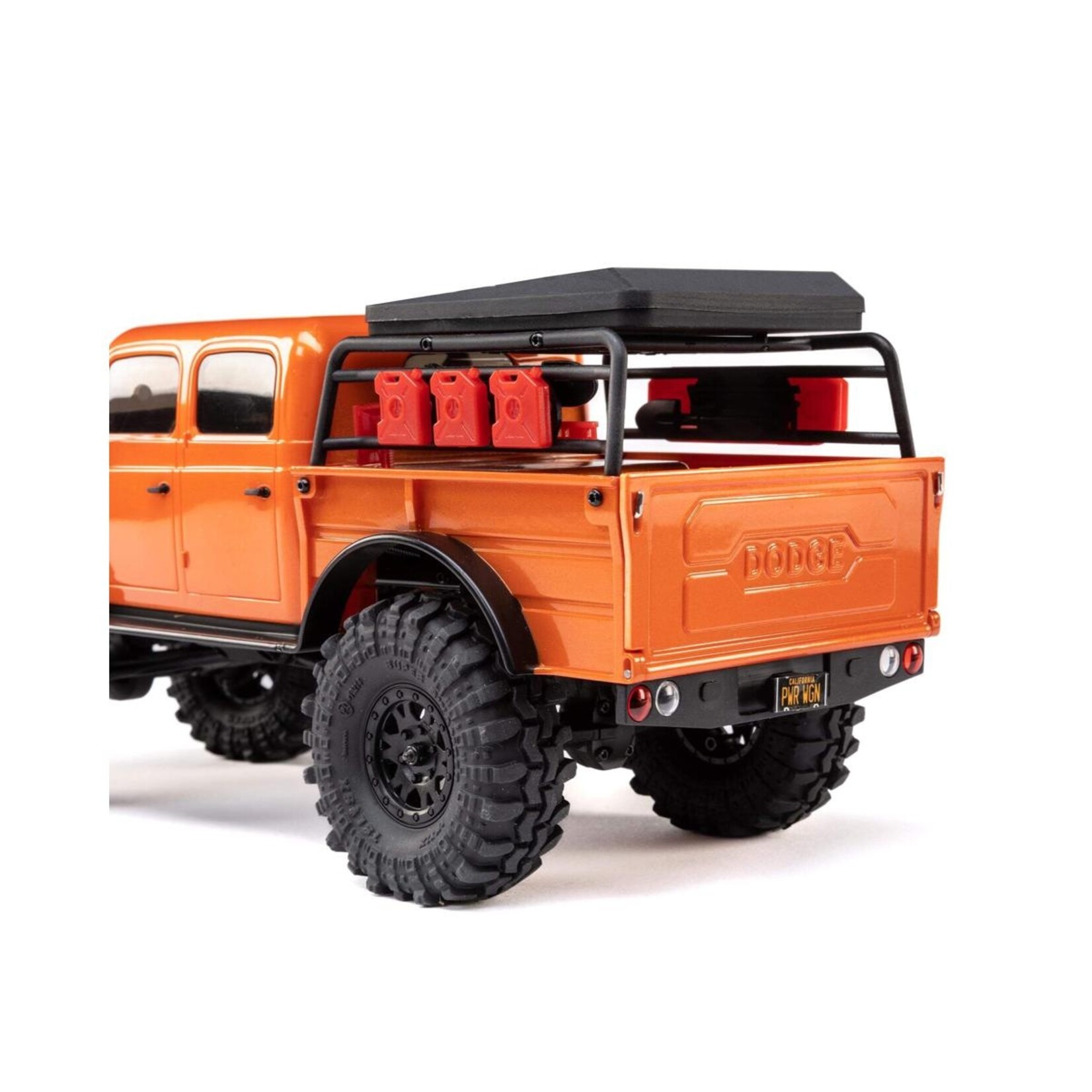 Axial #AXI00007T1 Axial SCX24 40's 4-Door Dodge Power Wagon 1/24 4WD RTR Scale Mini Crawler (Orange) w/2.4GHz Radio