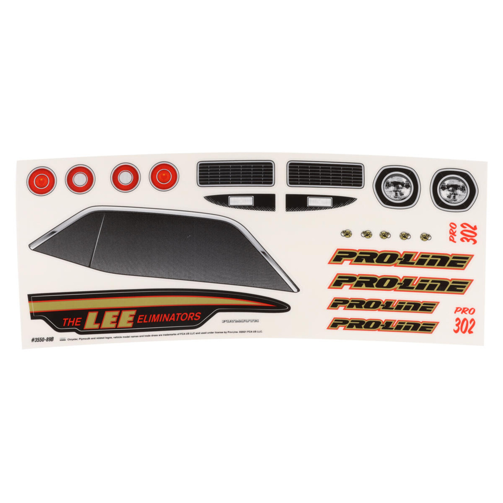 Pro-Line #3550-18 Pro-Line 1972 Plymouth Barracuda Motown Missile No Prep Drag Racing Body (Black) (Tough-Color)