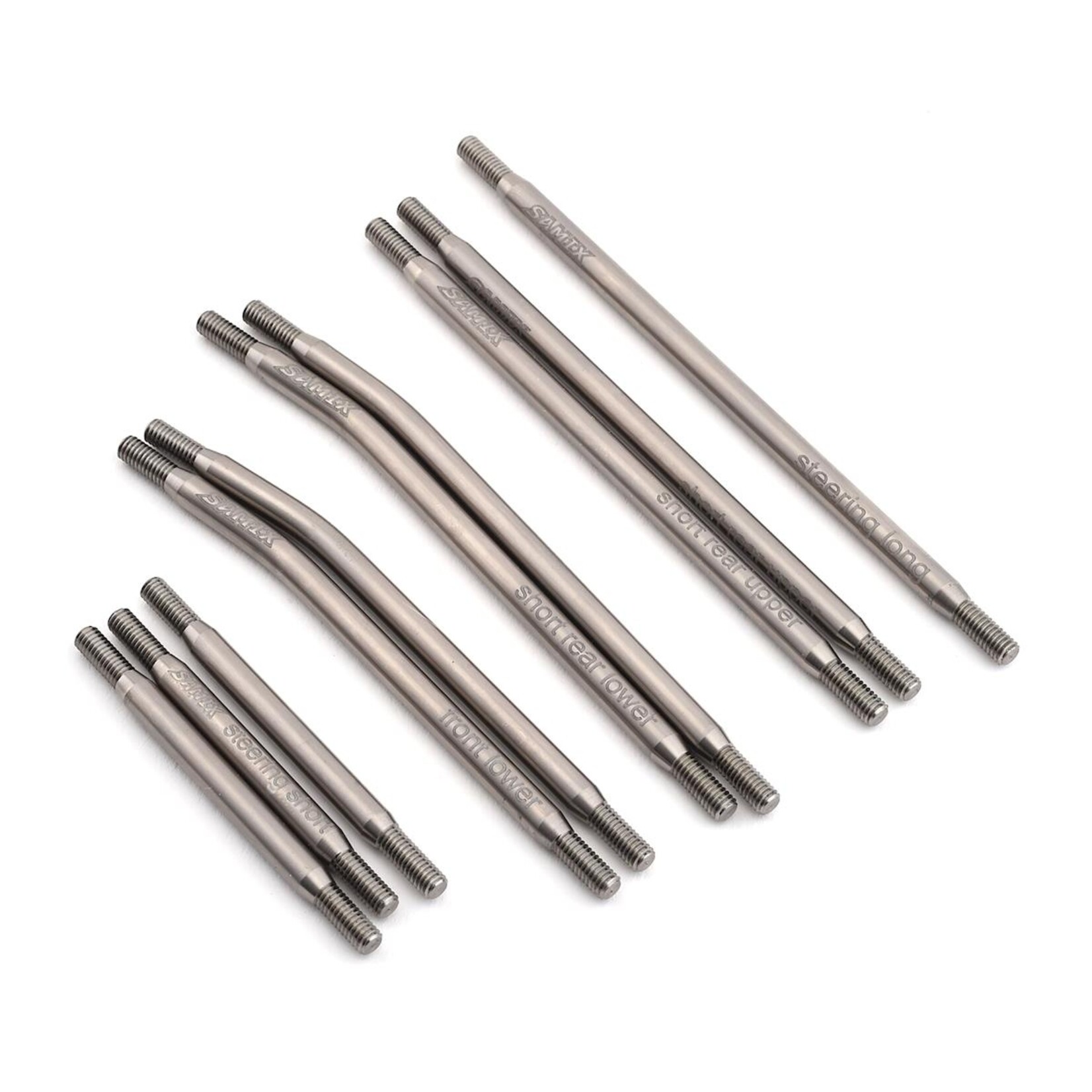 Samix #TRX4-5025FS  Samix Traxxas TRX-4 312mm Titanium High Clearance Link Set (10)