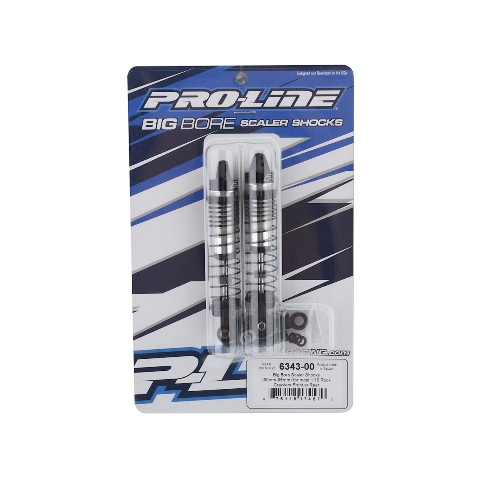Pro-Line #6343-00 Pro-Line Big Bore Scaler Shocks (90mm) (2)