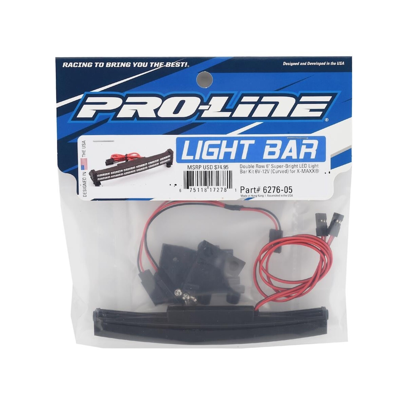 Pro-Line #6276-05 Pro-Line 6" Curved Super-Bright LED Light Bar Kit (6V-12V)
