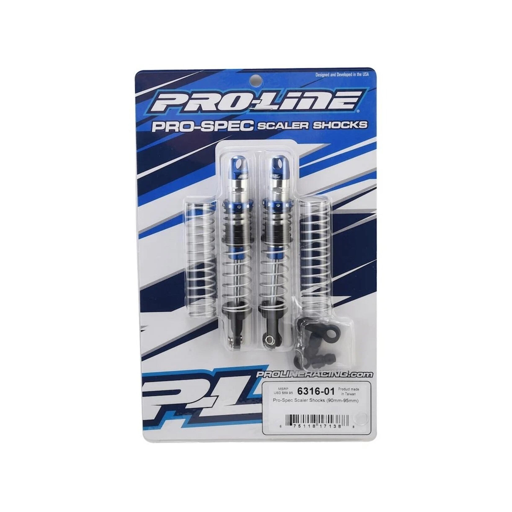 Pro-Line #6316-01  Pro-Line Pro-Spec Scaler Shocks (90mm-95mm)