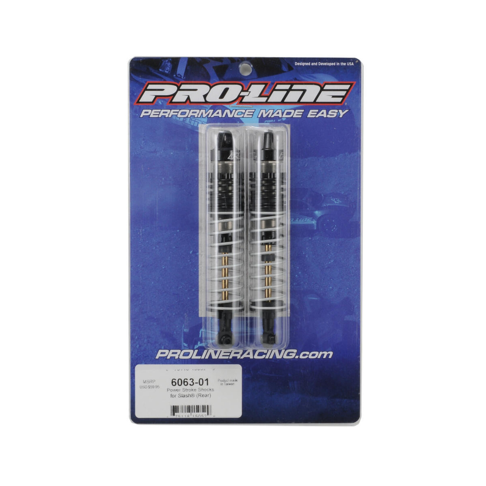 Pro-Line #6063-01 Pro-Line PowerStroke Rear Shocks (2) (Slash)