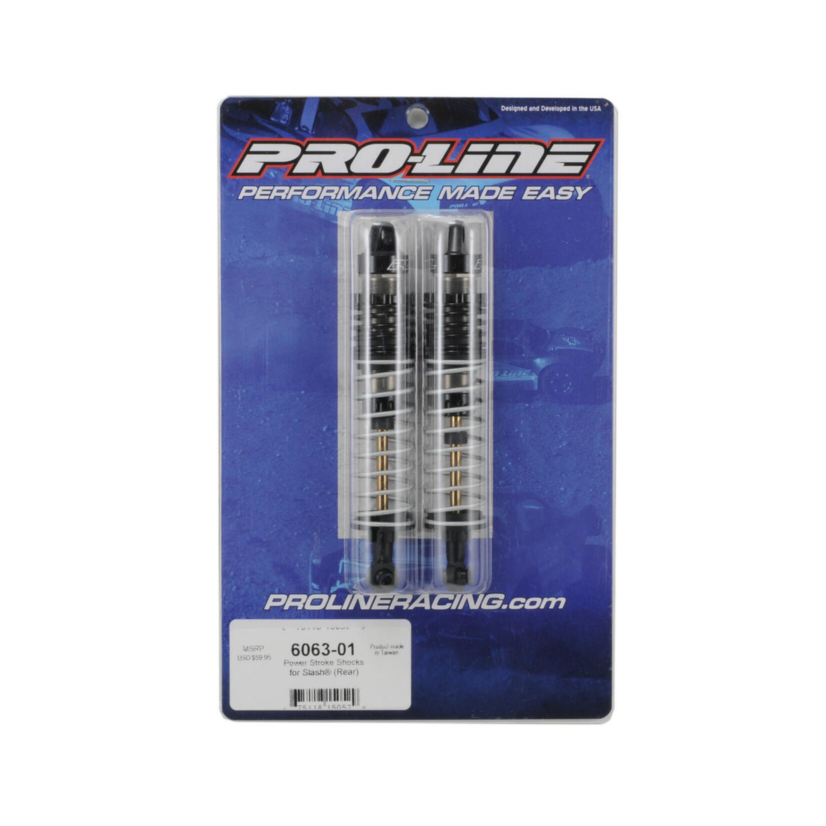 Pro-Line Pro-Line PowerStroke Rear Shocks (2) (Slash) #6063-01