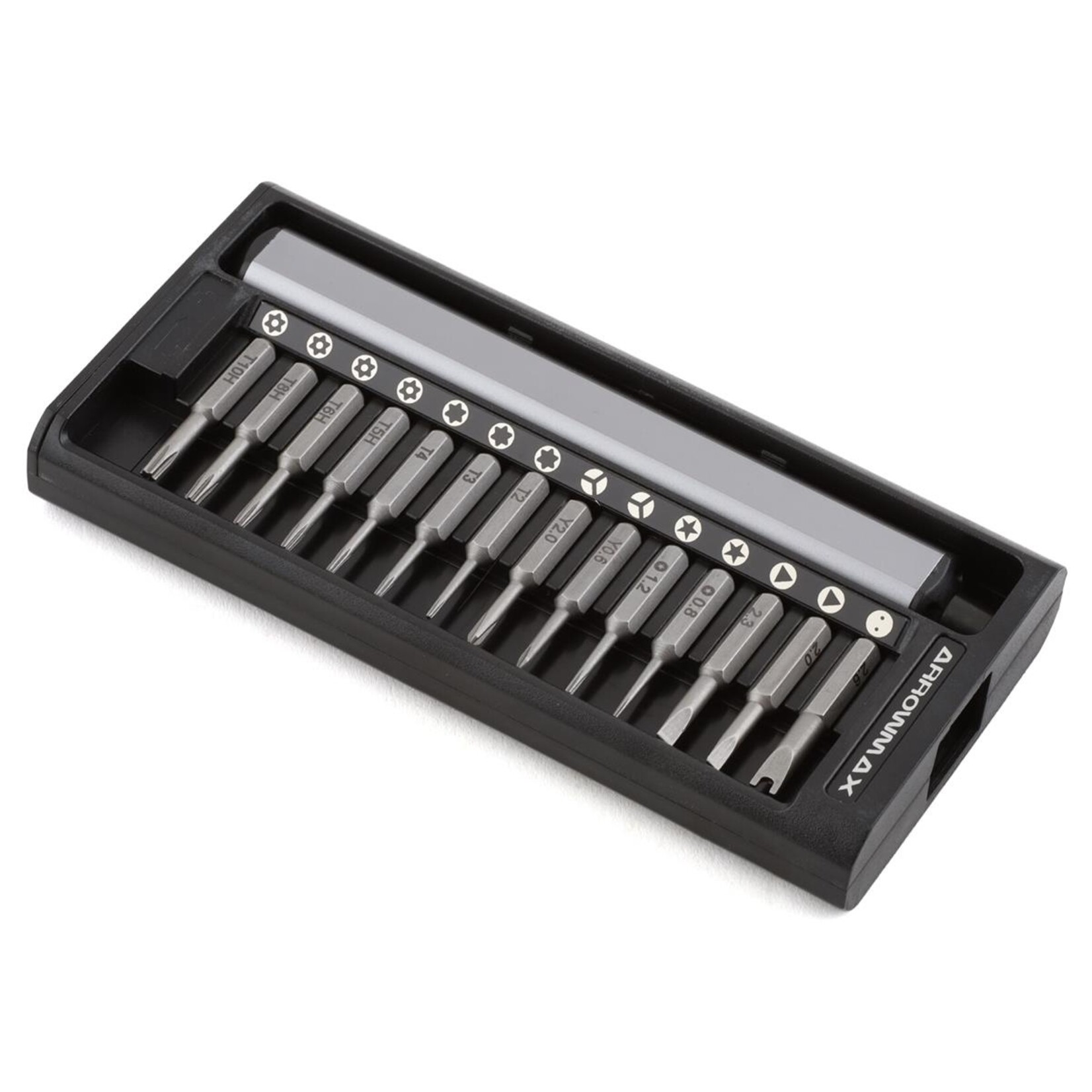 AM Arrowmax AM199911G  AM Arrowmax SES 28-Piece Mini Electric Screwdriver w/Aluminum Case (Space Grey)