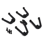 SSD RC #SSD00384 SSD RC SCX10 II Aluminum Shock Hoop Set (Black)