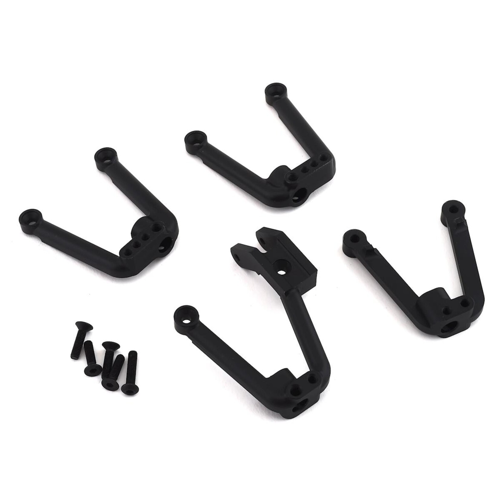 SSD RC #SSD00384 SSD RC SCX10 II Aluminum Shock Hoop Set (Black)