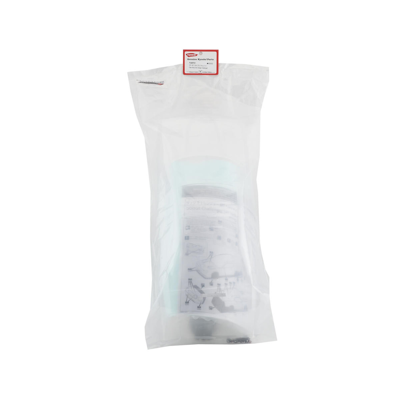 Kyosho #FAB701  Kyosho Dodge Challenger Hellcat Body (Clear)