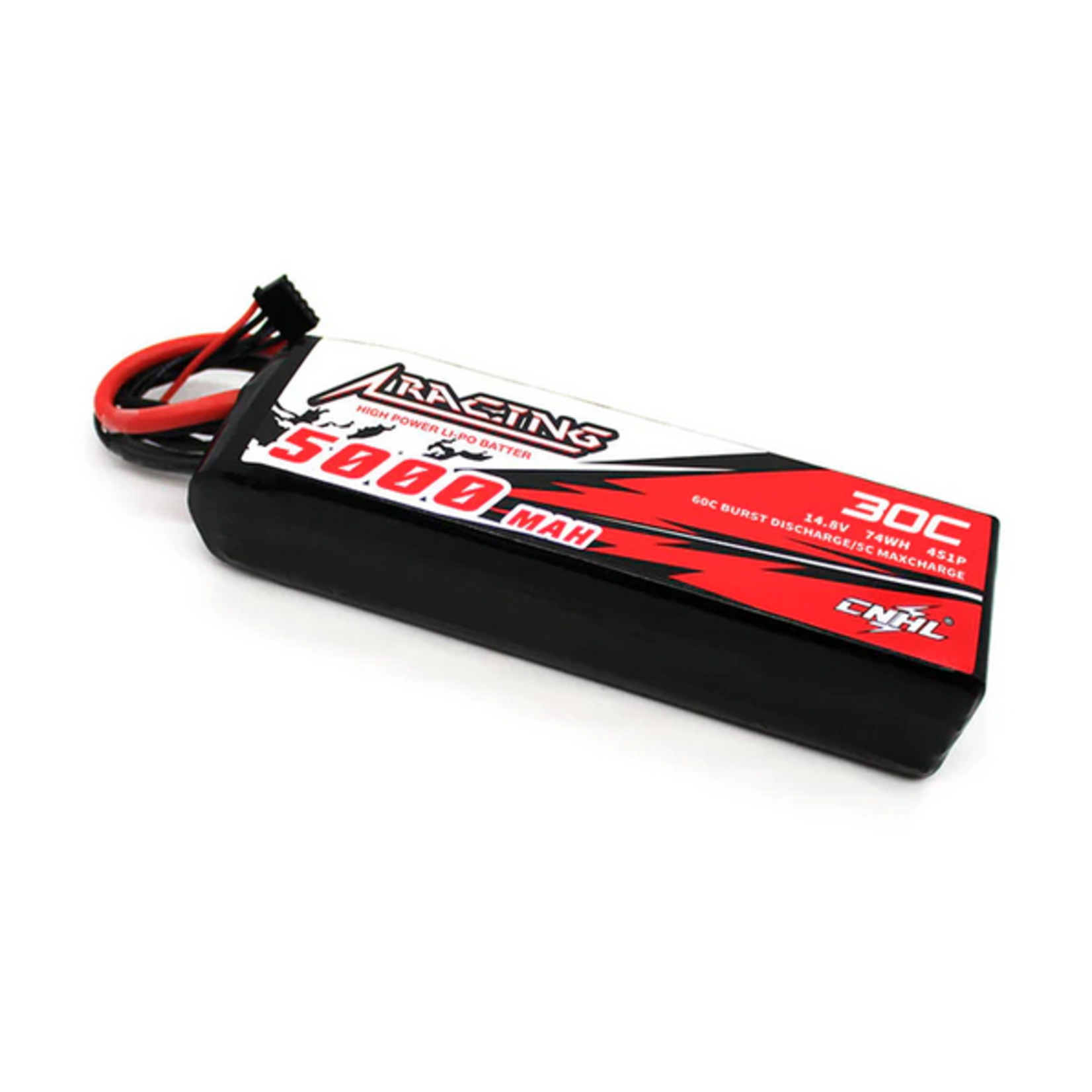 CNHL Racing CNHL Racing Series 5000mAh 14.8V 30C 4S LiPo Battery w/TRX Plug #TR500304