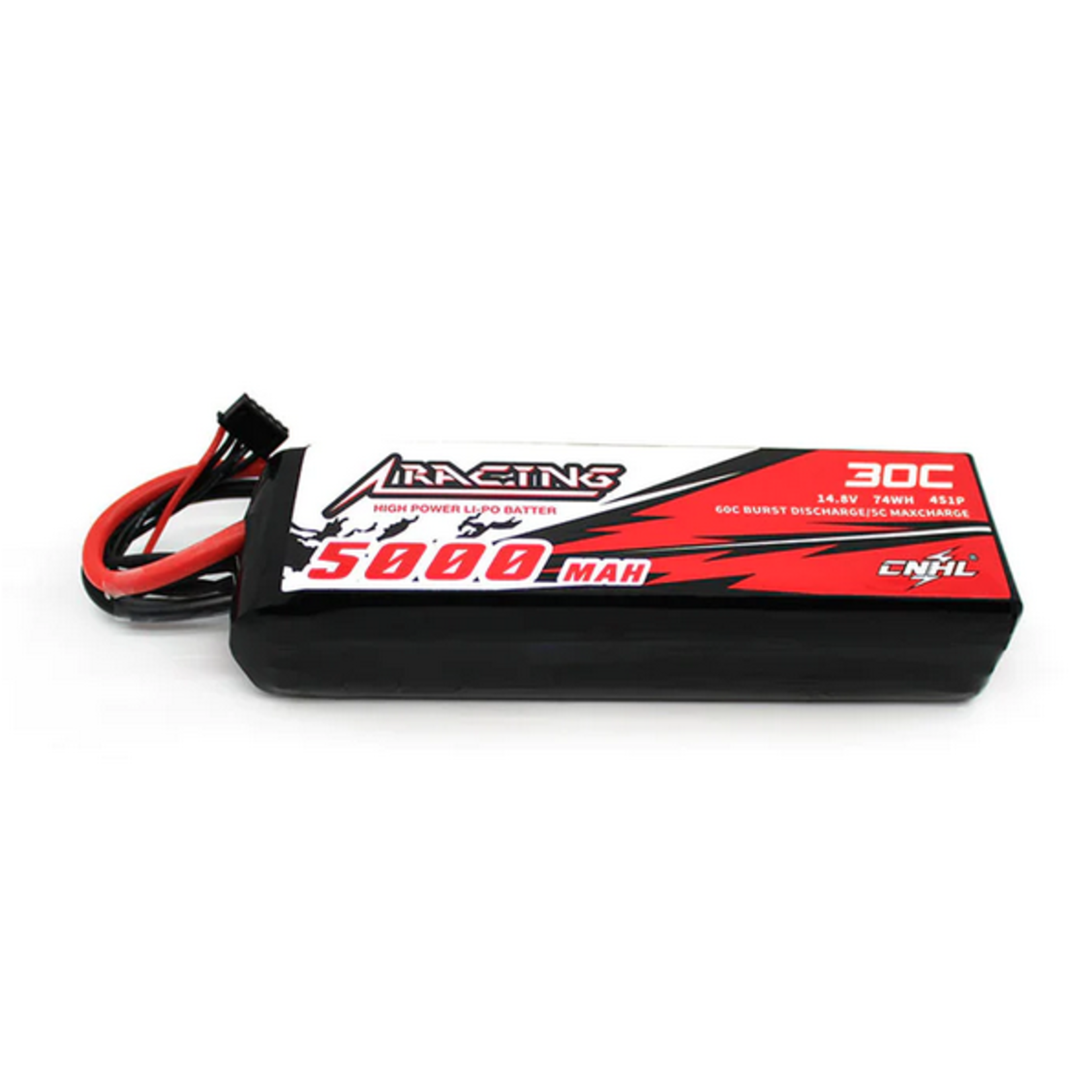 CNHL Racing #TR500304  CNHL Racing Series 5000mAh 14.8V 30C 4S LiPo Battery w/TRX Plug